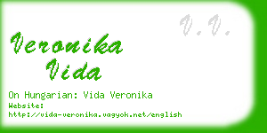 veronika vida business card